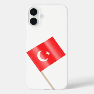 Funda iPhone 16 Plus Bandera de Turkiye