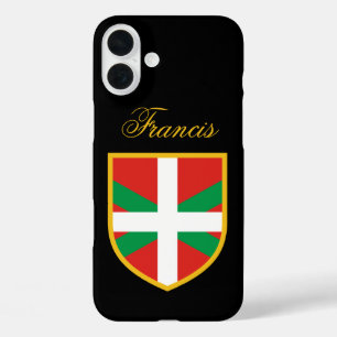 Funda iPhone 16 Plus Bandera del País Vasco