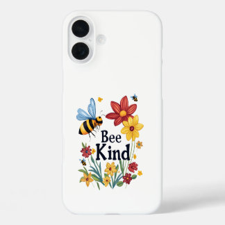 Funda iPhone 16 Plus Bee Kind