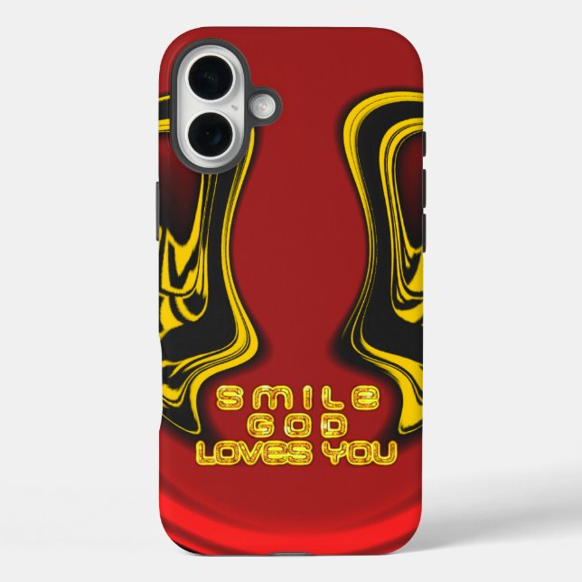 Funda iPhone 16 Plus Bendición desde Arriba | Arte Espiritual del Amor  (Reverso )