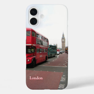 Funda iPhone 16 Plus Big Ben London con nombre
