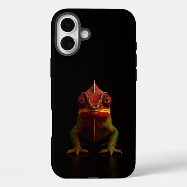 Funda iPhone 16 Plus Black 4 Luxe iPhone 16 Plus, Camaleón Panther (Reverso )