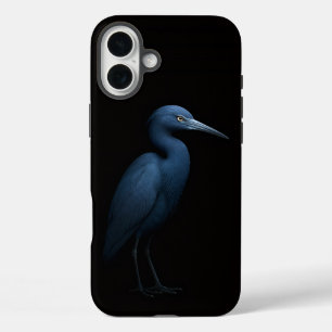 Funda iPhone 16 Plus Black 4 Luxe iPhone 16 Plus, Garza Azulada