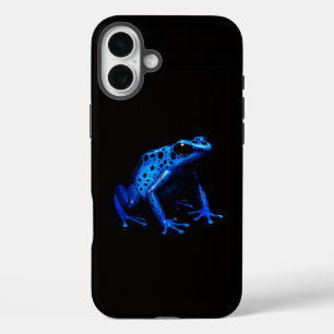 Funda iPhone 16 Plus Black 4 Luxe iPhone 16 Plus Mate, Blue Frog
