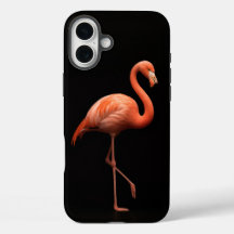 Black 4 Luxe iPhone 16 Plus Mate, Pink Flamingo