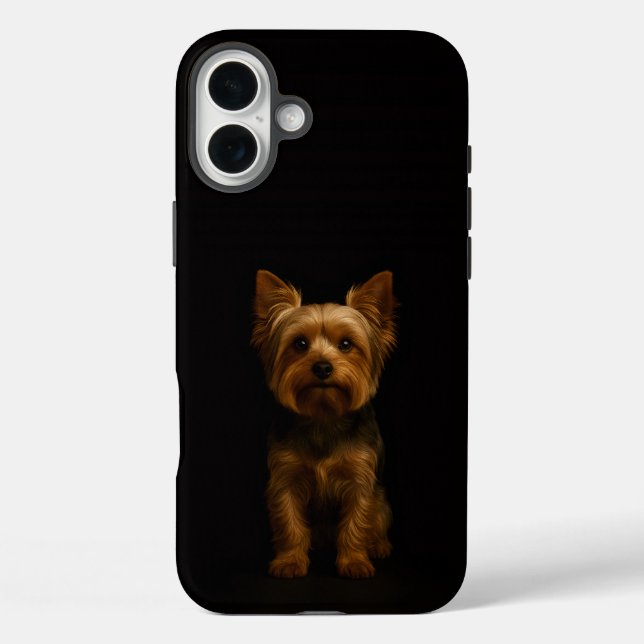 Funda iPhone 16 Plus Black 4 Luxe iPhone 16 Plus, Yorkshire Terrier (Reverso )