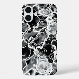 Funda iPhone 16 Plus Blanco y Negro