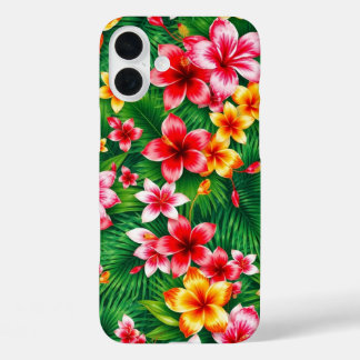 Funda iPhone 16 Plus Bloom tropical