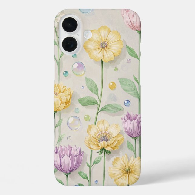 Funda iPhone 16 Plus Boho Bliss: Estuche para iPhone de espíritu libre (Reverso )