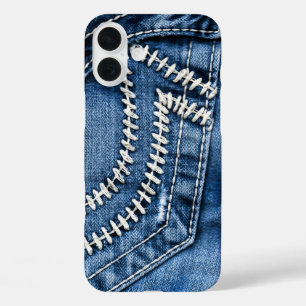 Funda iPhone 16 Plus Bolsillo de vaqueros