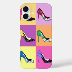 Funda iPhone 16 Plus Bombas Pop Art Stiletto / zapatos / tacones altos