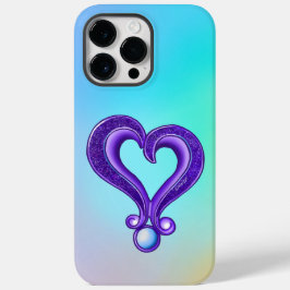 Funda iPhone 16 Plus Bonito Púrpura Corazón