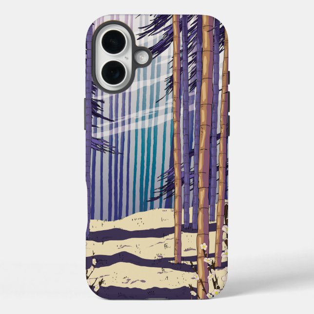 Funda iPhone 16 Plus Bosque de Bambú (Reverso )