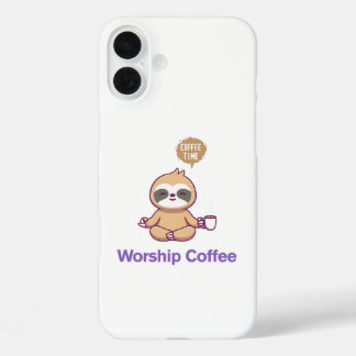 Funda iPhone 16 Plus Café de culto - Diseño de Iphone 16