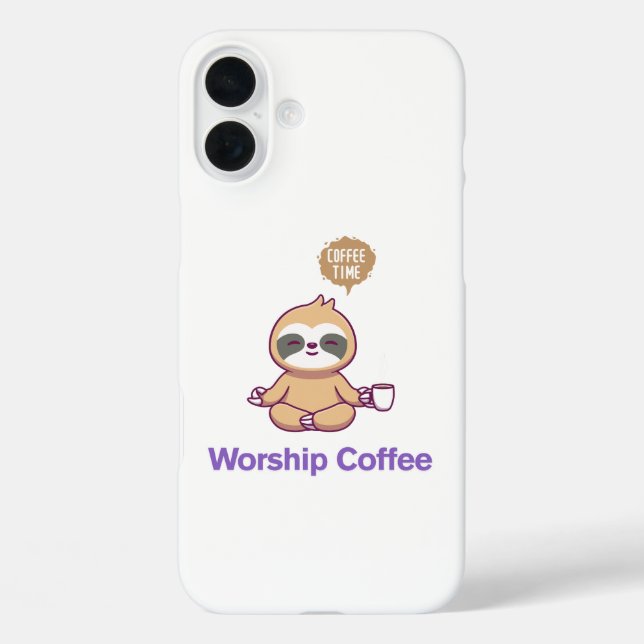 Funda iPhone 16 Plus Café de culto - Iphone 16 Plus (Reverso )
