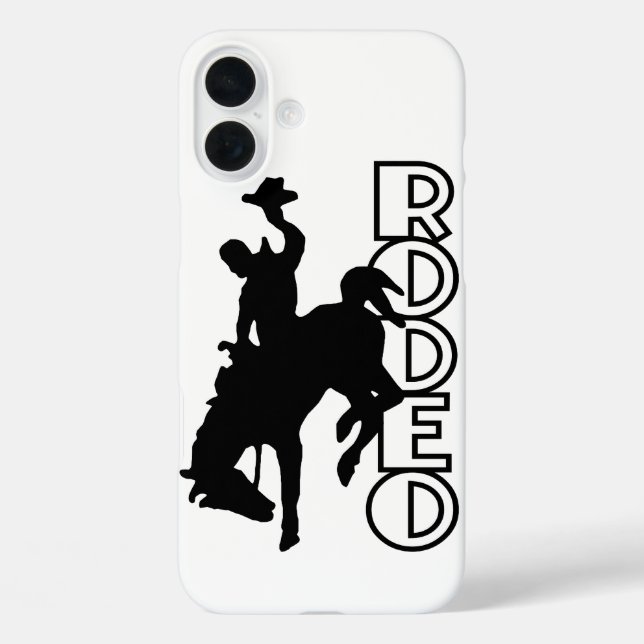 Funda iPhone 16 Plus Caja intrépida de Blackberry del rodeo (Reverso )