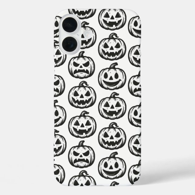 Funda iPhone 16 Plus Calabazas (Reverso )