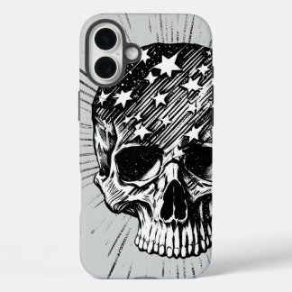 Funda iPhone 16 Plus Calavera & Estrellas II