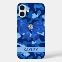 Camuflaje Azul Brillante Personalizado