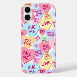 FUNDA iPhone 16 PLUS CANDALIZA COLORIDA DE MENSAJES DE VALENTINA