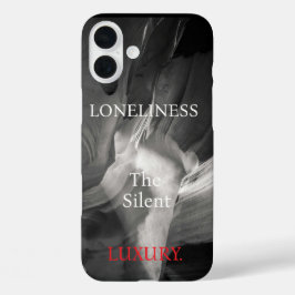 Funda iPhone 16 Plus Cañón Antelópico Blanco y Negro / Soledad