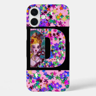 FUNDA iPhone 16 PLUS CARTA VALENTINE VENETIAN MASQUERADE MONOGRAM D