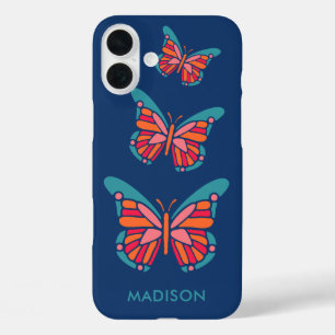 Funda iPhone 16 Plus Casos de teléfono con nombre personalizado de mari