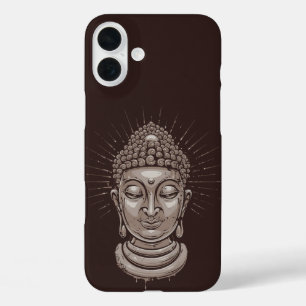 Funda iPhone 16 Plus Casos de teléfono de Ilustracion Buda
