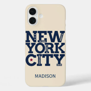 Funda iPhone 16 Plus Casos de teléfono de nombre personalizado de la ti