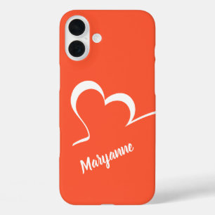 Funda iPhone 16 Plus Casos estilizados de teléfono y nombres personaliz