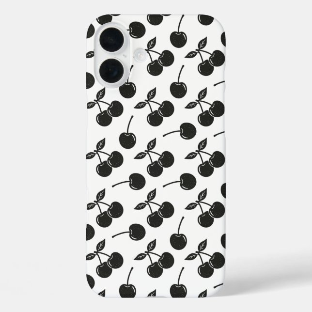 Funda iPhone 16 Plus Cerezas (Reverso )