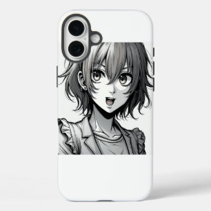 Funda iPhone 16 Plus Chica Anime – Diseño de Personaje Moderno y Elegan
