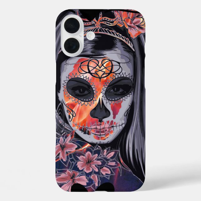 Funda iPhone 16 Plus chica demon (Reverso )