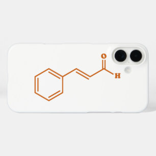 Funda iPhone 16 Plus Cinnamaldehído Fórmula química molecular
