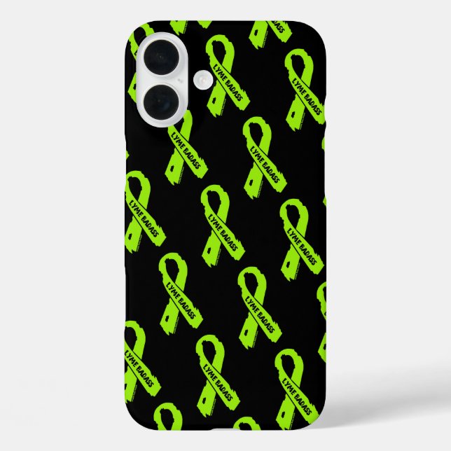 Funda iPhone 16 Plus Cinta rota/Badass...Lyme (Reverso )