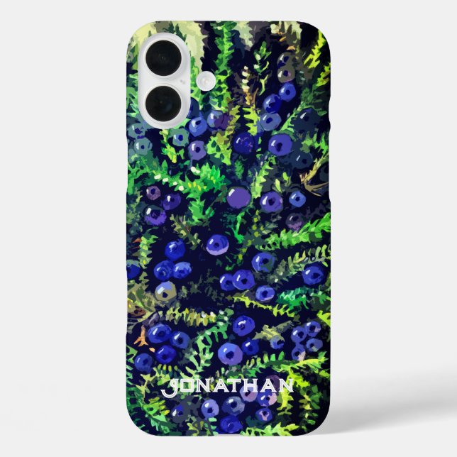 Funda iPhone 16 Plus Colectivas de azul silvestre (Reverso )