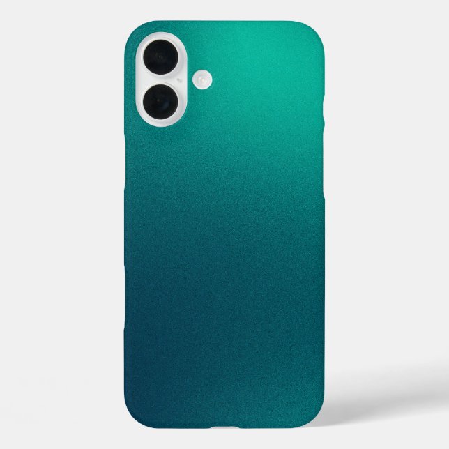 Funda iPhone 16 Plus Color azul gradiente (Reverso )