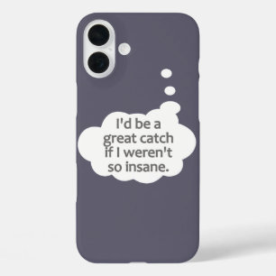 Funda iPhone 16 Plus Color de personalizado demente Caso Blackberry