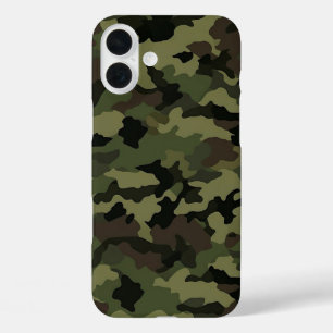 Funda iPhone 16 Plus Color vibrante del camuflaje