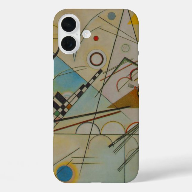 Funda iPhone 16 Plus Composición VIII de Kandinsky (Reverso )