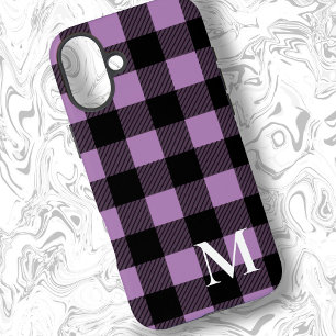 Funda iPhone 16 Plus Comprobación de la placa de búfalo de lavanda