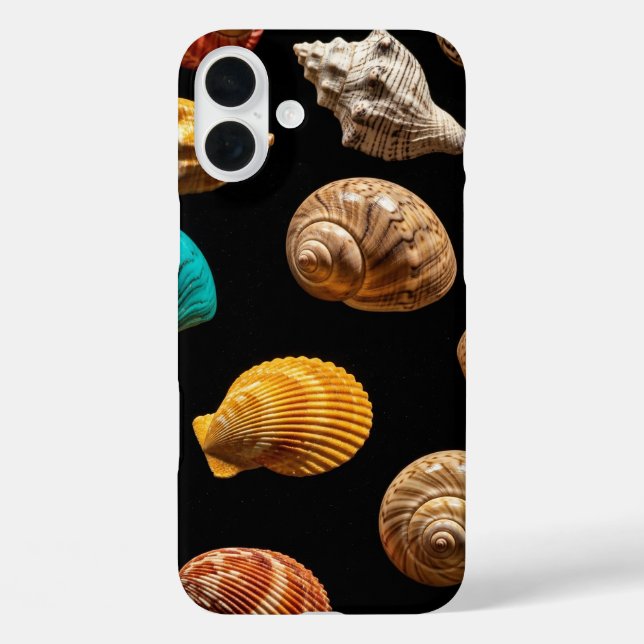 Funda iPhone 16 Plus Conchas Intrincadas (Reverso )