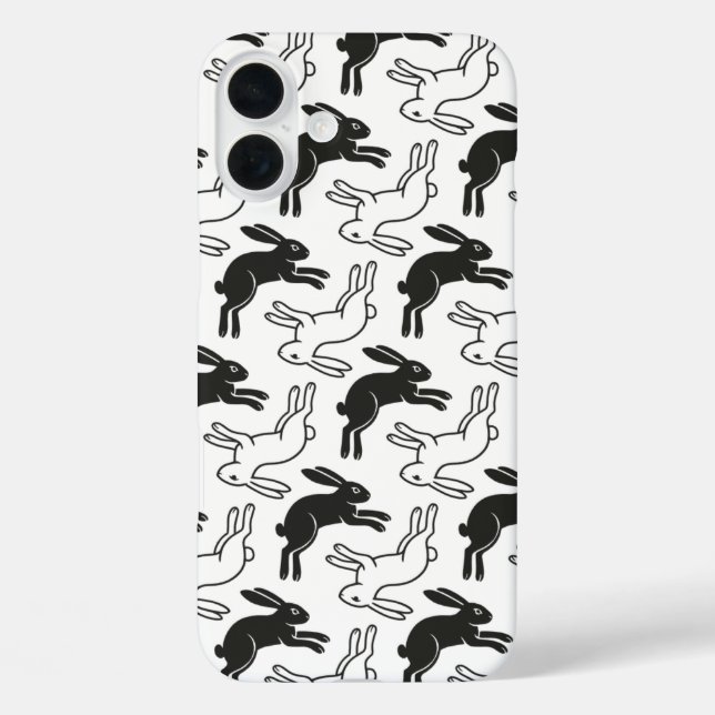 Funda iPhone 16 Plus Conejitos (Reverso )