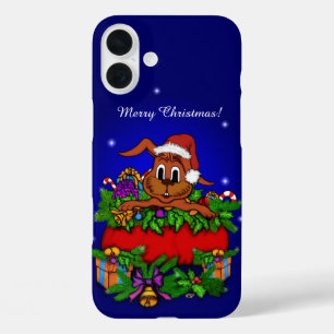 Funda iPhone 16 Plus Conejo de navidades