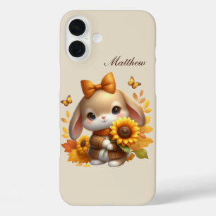 Funda iPhone 16 Plus conejo estacional añadir nombre