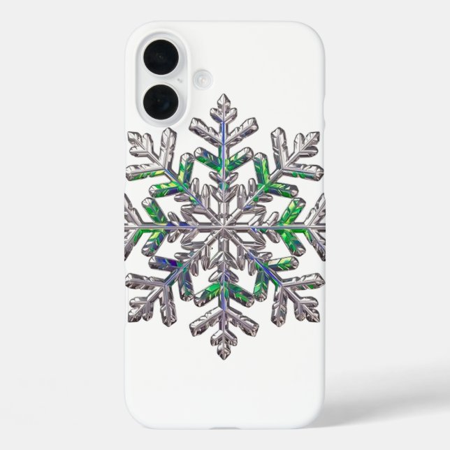FUNDA iPhone 16 PLUS COPO DE NIEVE (Reverso )