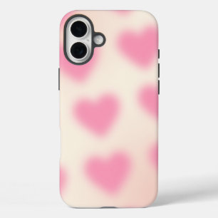 Funda iPhone 16 Plus Corazón rosa degradado