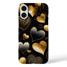 CORAZONES DE AMOR DE SAN VALENTÍN ABSTRACTOS NEGRO