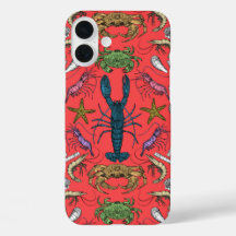 cornwall crustaceans damask rojo pop