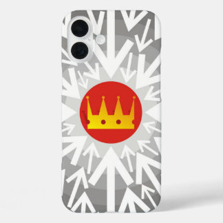 Funda iPhone 16 Plus Corona dorada